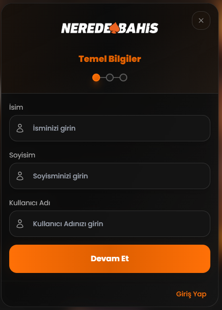 Neredebahis Giriş