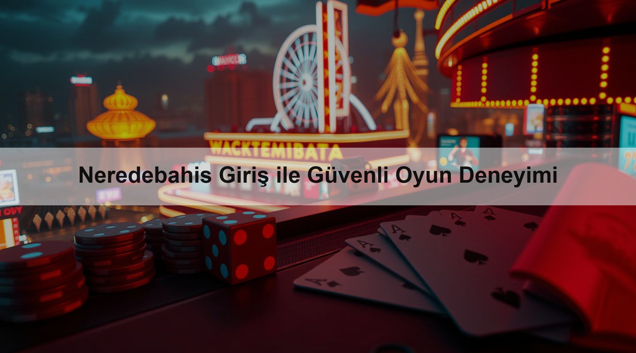 Neredebahis Giriş ile Güvenli Oyun Deneyimi